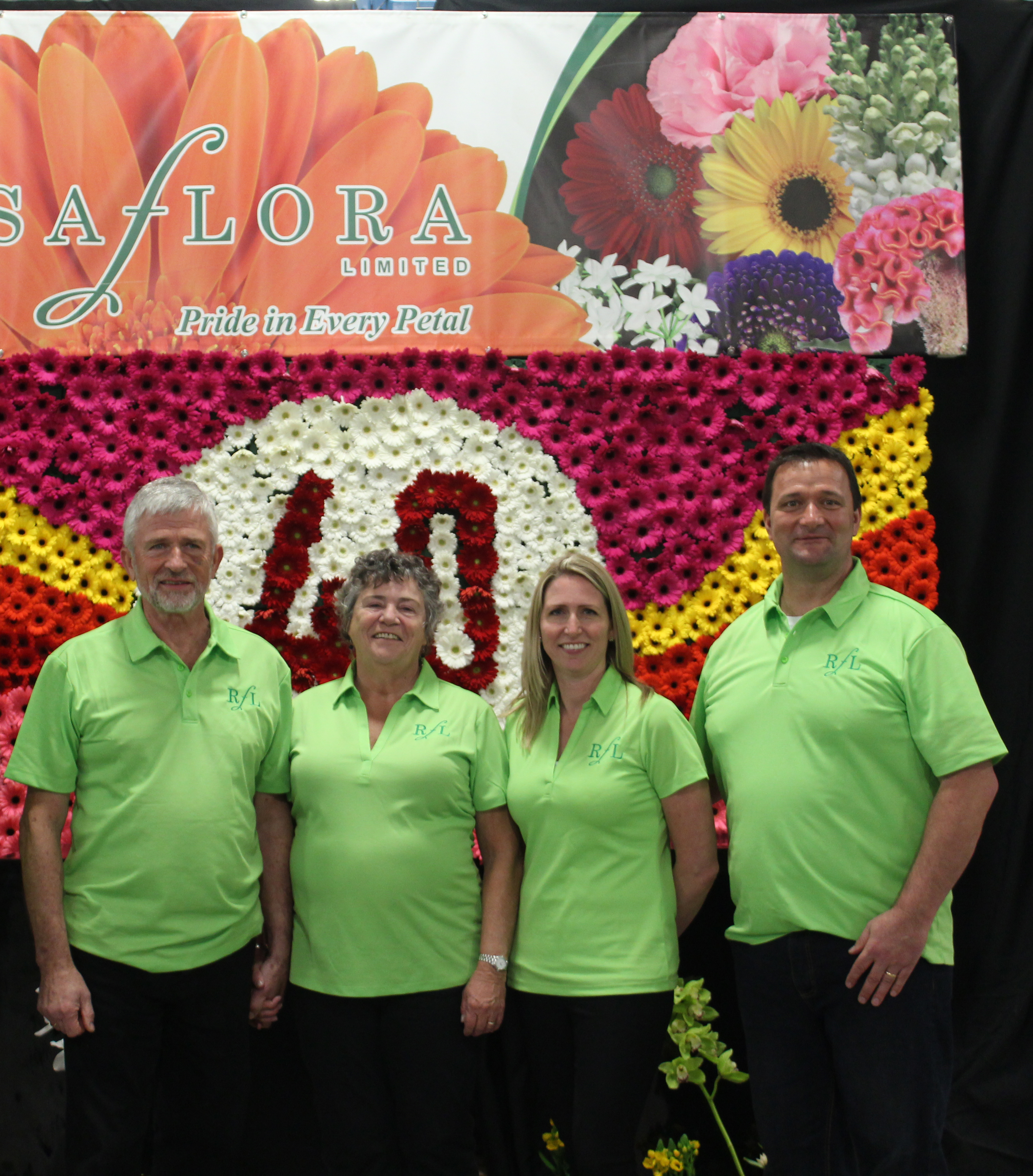 4 people standing together