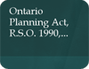 Image of thhe Ontario Palanning Act, R.S.O. 1990 document