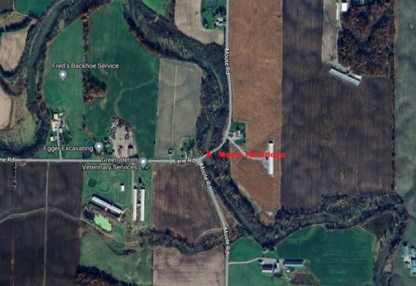 Bridge location shown on google maps. 